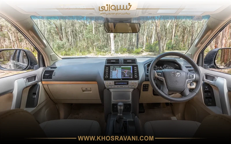 طراحی داخلی تویوتا پرادو