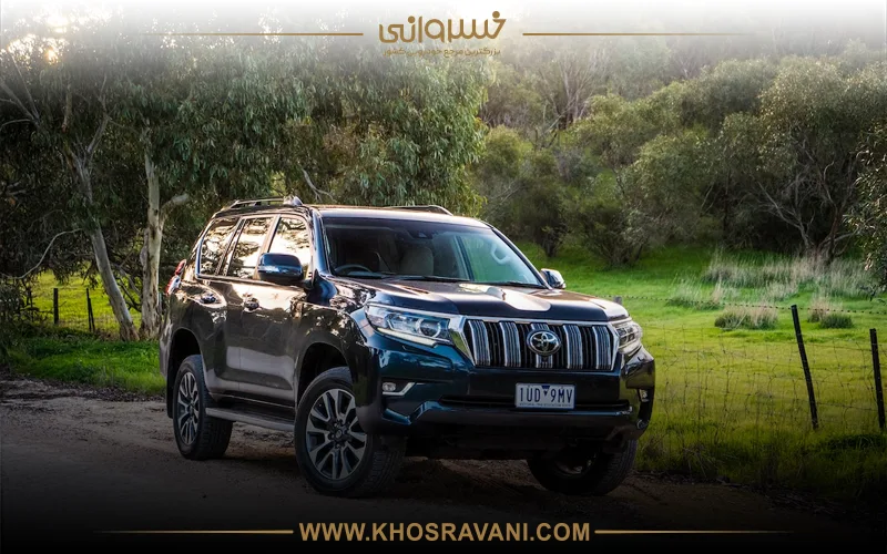 نمای جلوی تویوتا پرادو 2023